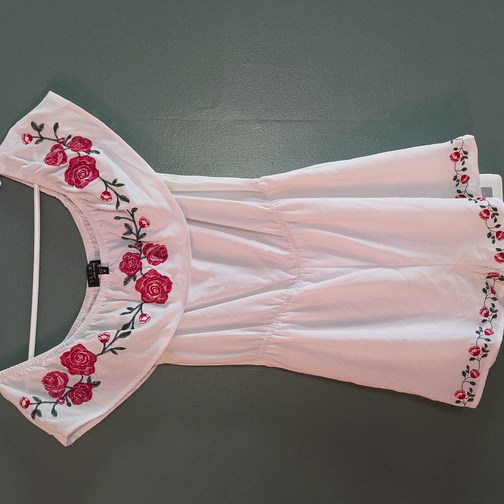 Matix Clothing Company White Floral Jumpsuit
